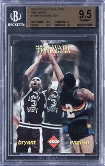 1996-97 Collectors Edge "Time Warp" #3 Kobe Bryant/Alex English (#1861/12000) - BGS GEM MINT 9.5
